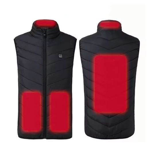 Unisex Electric Heating Vest with 4 Heating Pads