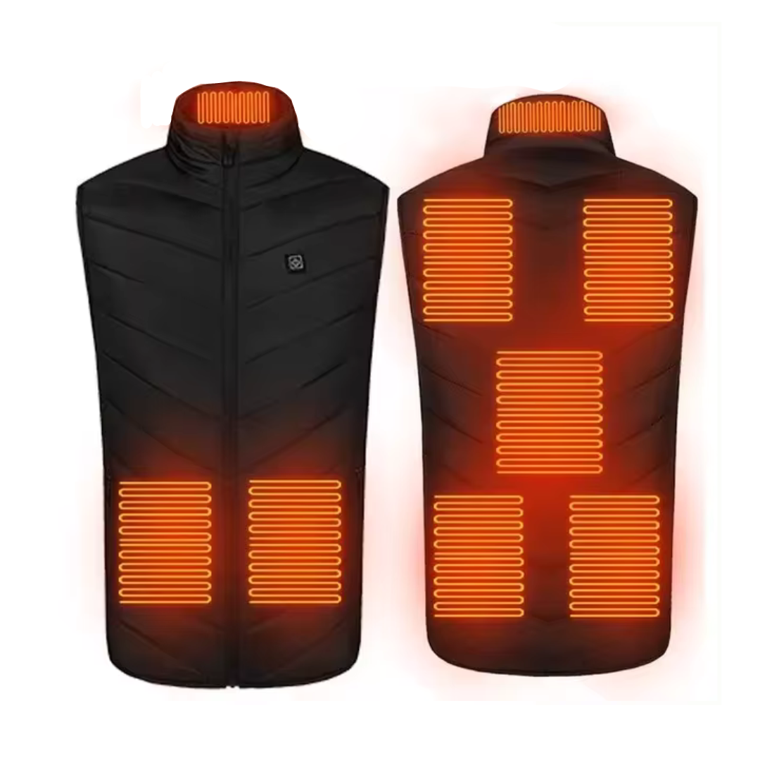 Unisex Electric Heating Vest with 8 Heating Pads